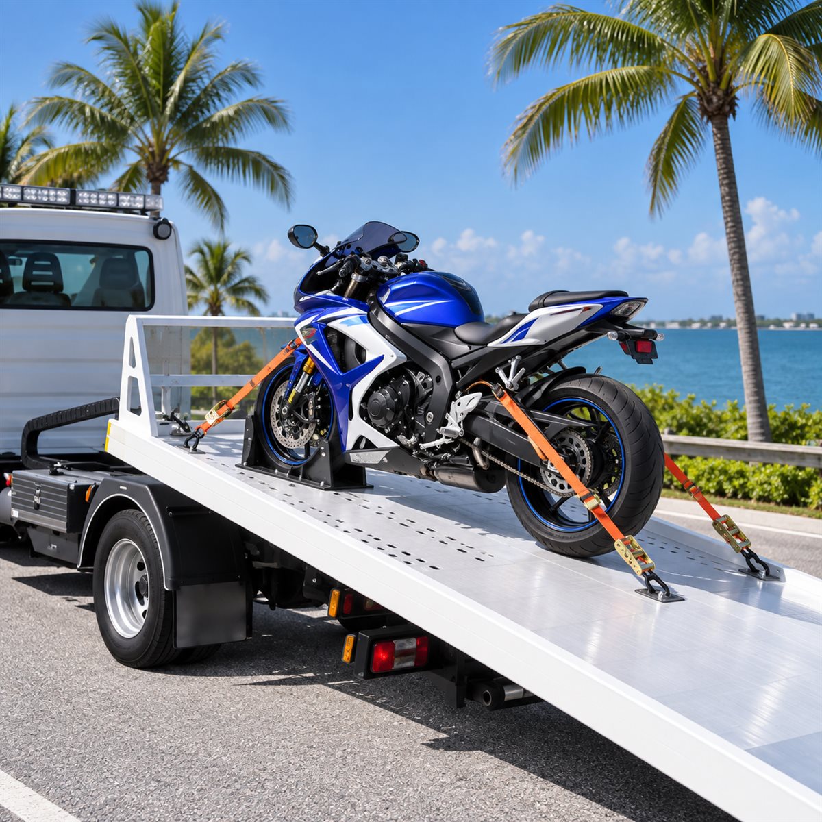 Motorcycle towing in Boynton Beach, FL